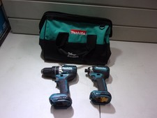 MAKITA 18V 2 TOOL SET 1/2" HMR DRILL 1/4" IMPACT DRIVER W/BAG TOOL ONLY ..