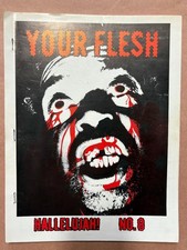 YOUR FLESH Double Fanzine 1985 #8 #9 Punk Rock Magazine huskerdu metallica rhcp