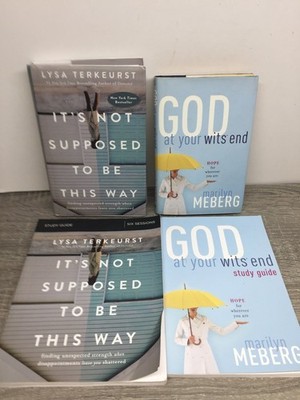 Lot of 2 self help and self improvement books, Christian plus workbooks