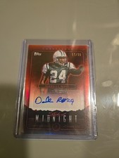 2024 Topps Midnight Darelle Revis Red Stroke of Midnight Auto #51/99 HOF