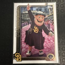 2025 Topps Series 1 Celebration Swinging Friar Mascot #M-20 San Diego Padres