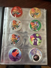 pog slammers lot of 56 in cap album