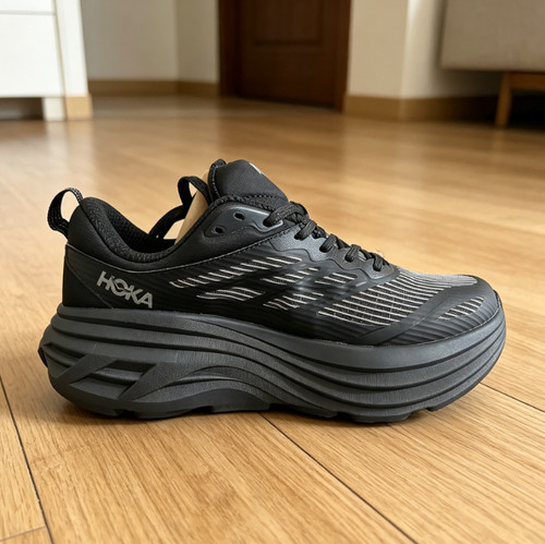 Men's Hoka One Bondi 8 TS Caged Triple Black US 11 No Box