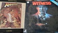 2 Movies Witness Harrison Ford Extended Play Laserdisc  Raiders Of The Lost Ark
