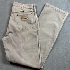 Vtg Wrangler 13MWZTP Jeans Mens 34x33.5 Stone Gray Faded Cowboy Made In USA READ