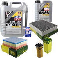 Inspektionskit Filter Liqui Moly ÖL 6L 5W-40 FüR Bmw 3Er Touring F31 320D 318D