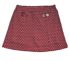 Gymboree Skort Size 5 Red Heart Pattern Bon Voyage 100 Cotton Y2K New With Tags