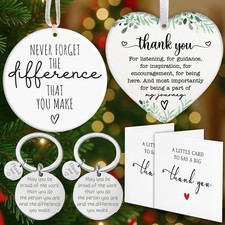 2 Appreciation Keychain Thank You Gifts For Women Farewell Gift Retirement Gifts