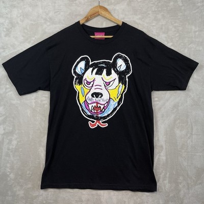 Mishka x Davide Liebe Hart T Shirt Large Black Signed Tim & Eric Adult Swim USA