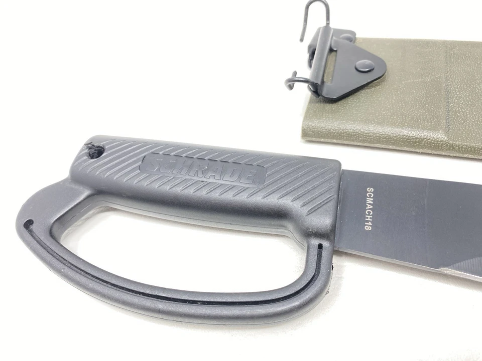 "Machete Schrade SCMACH18 con funda de 18"" de largo en general apenas usado limpio! Foto 2 de 4