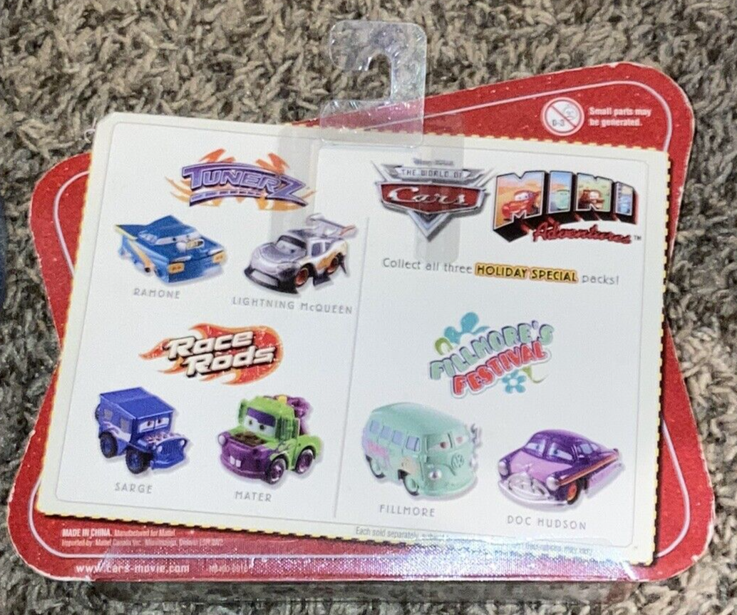 レア！Cars Mini Adventures ミニカーセット 4パック DISNEY PIXAR MINI CARS ADVENTURES HOLIDAY SPECIAL LIGHTNING MCQEEN