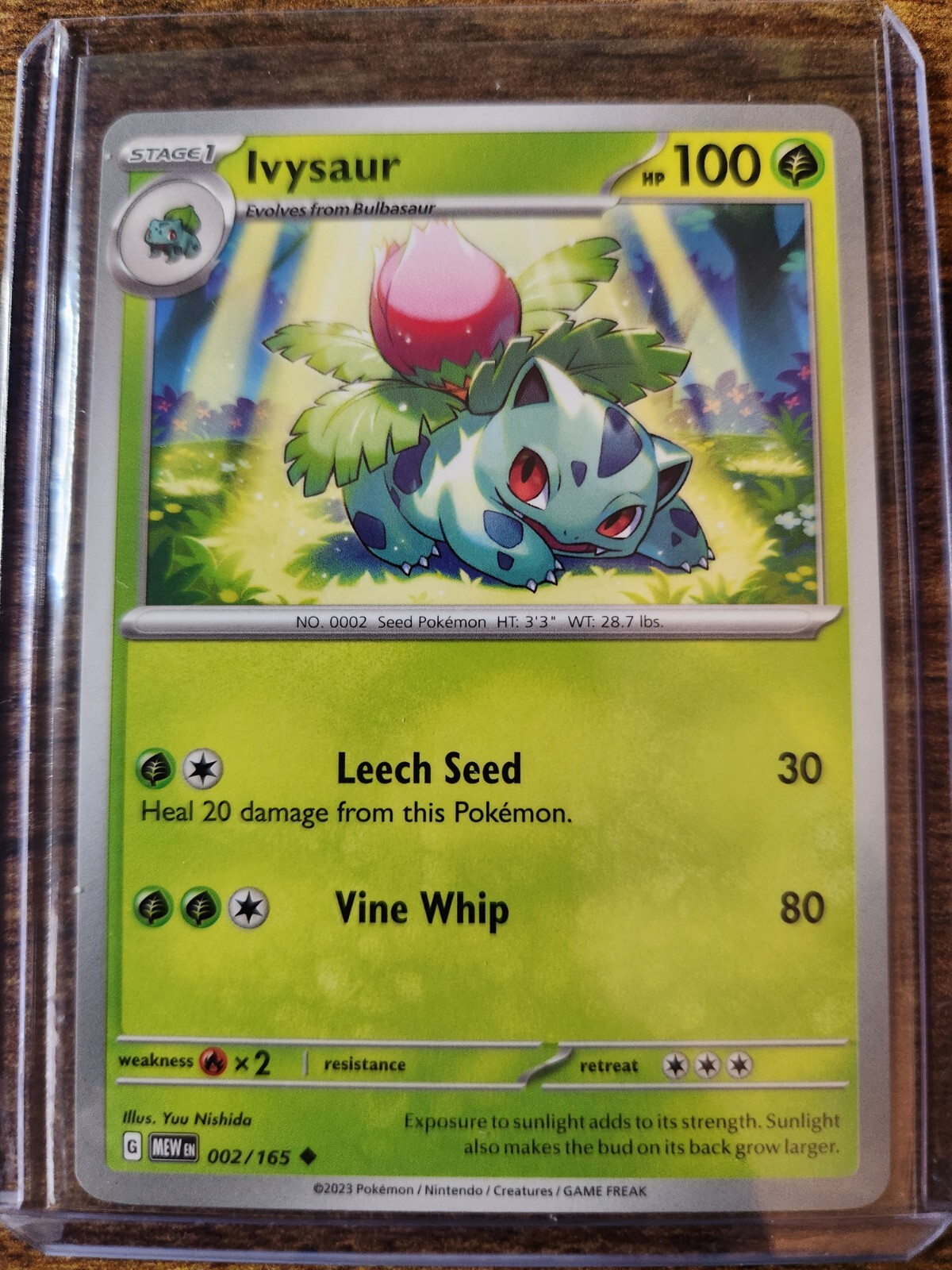 Pokemon TCG Scarlet & Violet 151 Ivysaur #2/165