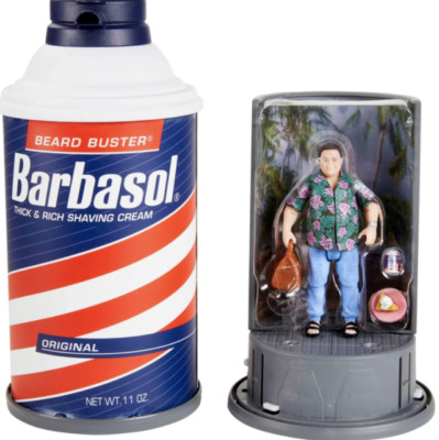 Mattel Jurassic Park Barbasol Dennis Nedry Action Figure SDCC 2020