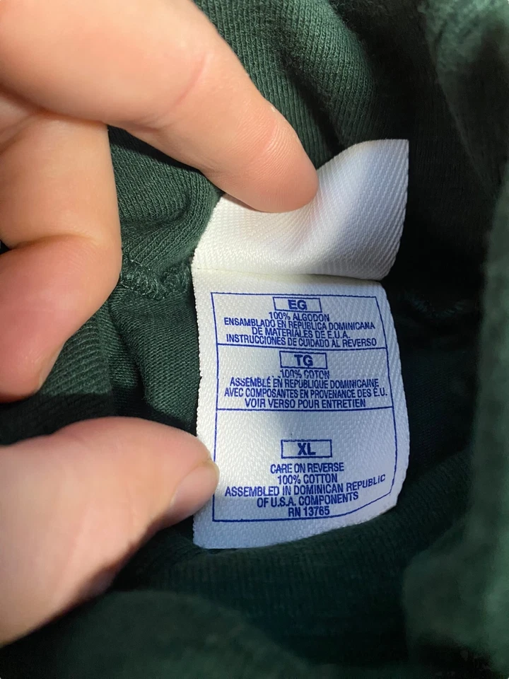 Vintage NFL Green Bay Packers Pro Player Turtle Neck Embroidered Sweatshirt XL - Image 4 of 4