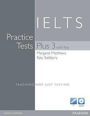 Practice Tests Plus IELTS 3 with Key and Multi-ROM/Audio CD Pack, Brand New, ...