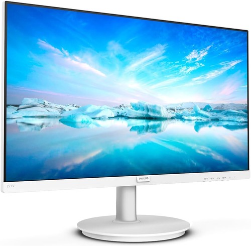 PHILIPS 271V8AW Full HD 27" LCD Monitor White Built in Speakers - Picture 2 of 6