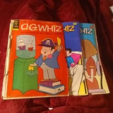 O.G. Whiz 6 8 11 Gold Key Bronze Age Cartoon Comics Lot Run Set Collection