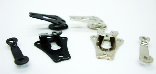 10 x 9mm Trouser Hooks and Bars Fasteners Nickel Alteration Sewing Art Craft UK - Picture 2 of 4