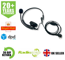 LIGHTWEIGHT BOOM HEADSET 12RHS0226M1 FITS MOTOROLA DP1400 CP040 R2 TWO WAY RADIO
