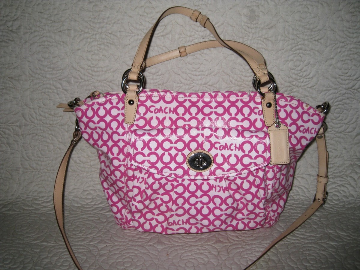 COACH 13142 Tote Bag Op art Coating canvas for sale online | eBay