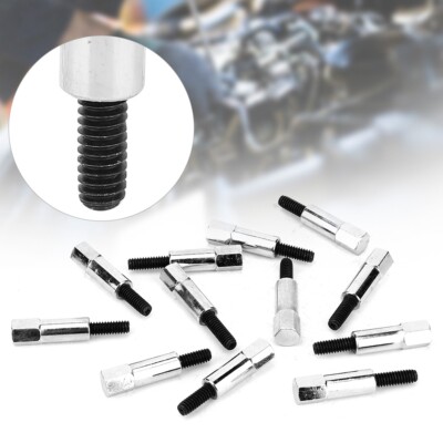 12-tlg  Chrom-Ventildeckelschrauben-Set Passend Für 289 302 351W