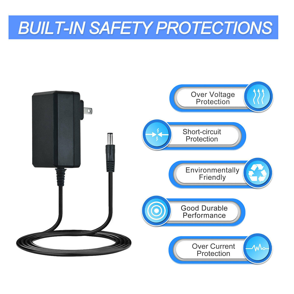 Presa USB Bticino Living Now Alimentatore 9V 2A Per Statua Animata Babbo Natale Gemmy ME-4372 - Adattatore CA/DC Di Ricambio Adattatore 9V 2A Upbright - Foto 8