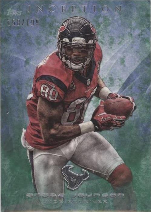 Topps Inception Nfl 2013 Topps Inception - Andre Johnson #90 Green /199 for sale online | eBay