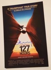 Danny Boyle Signed Autographed 127 HOURS 12X18 Poster Photo COA VD