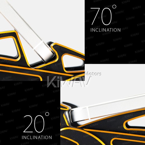 dual-angle desk display stand CNC gold sports car style for Samsung Galaxy Note3 - 第 4/7 張圖片