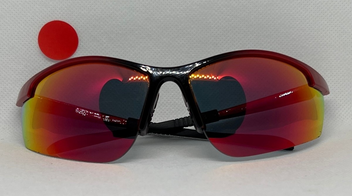 Vintage Foster Grant Red Translucent Round Sunglasses Frames Only Foster Grant Clear Vintage Sunglasses for sale | eBay main image 4