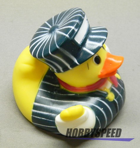 BROOKLYN PEDDLER RAILROAD ENGINEER DUCK toy floating rubber ducky BKP58-7 NEW - Picture 3 of 3