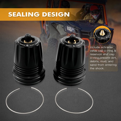 2pcs NICECNC 2.5" Shock Nitrogen Reservoir Expansion End Caps For Fox UTV Shocks - Picture 7 of 12