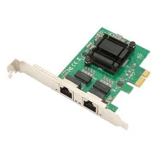 2 RJ45 Ports Gigabit Network Card PCIE x1 10/100/1000Mbps RJ45 Server Lan Card