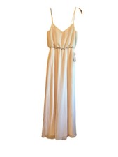 Women's Birdy Grey Dress XS Pale Blush Full Length Gown