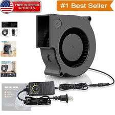 12V Blower Fan 75mm x 30mm with Adjustable Speed for Silent Cooling Solutions