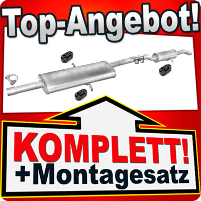 Auspuff für CHRYSLER GRAND VOYAGER 2.0 2.4 3.3 3.8 V6 4X4 Auspuffanlage