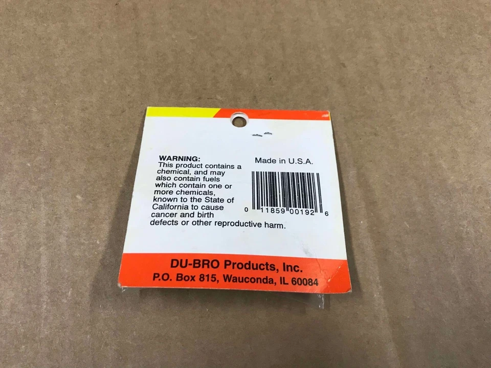 New Du-Bro Fuel Can Cap Fittings. No. 192 - Image 3 of 3