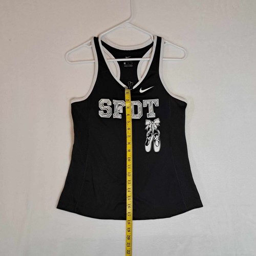 Nike Dri Fit Racerback Tank Top, Women’s M Black Sports - Picture 8 of 10
