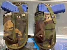 ** BRITISH MILITARY HOLSTER W/ MAG POUCH ***