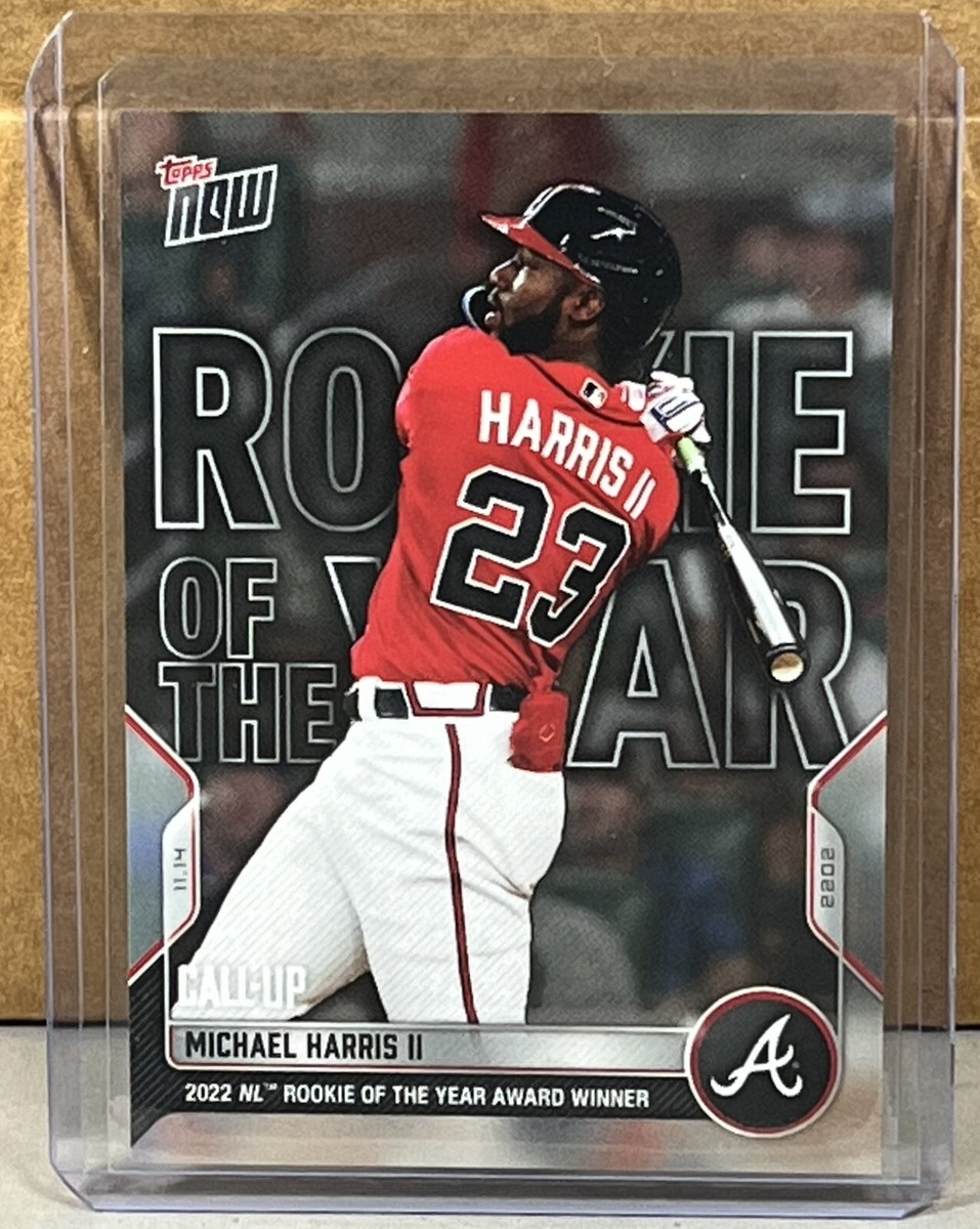 2022 TOPPS NOW #OS-35 MICHAEL HARRIS II BRAVES ROOKIE of the Year