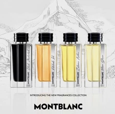 Montblanc NEW COLLECTION , THE EXCLUSIVE LINE Sample Spray Vial 4pc Set