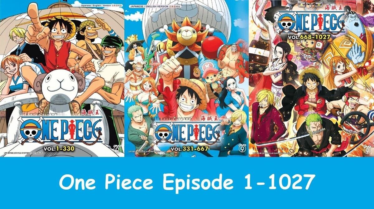 Anime Dvd ONE PIECE VOLUME.331-667 (BOX 2) ENGLISH DUBBED & ALL REGION BOX  SET