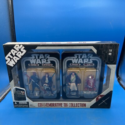 Star Wars Blech 4-stelliges Set Ep1 R2-R9 Obi-Wan Kenobi Qui-Gon Jinn Darth Maul 1 von6