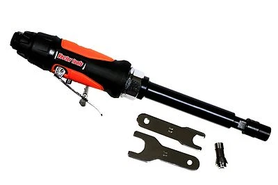 VECTOR TOOLS AIR POWER POWERED DIE GRINDER TOOL WITH 5" INCH EXTENDED LONG SHAFT