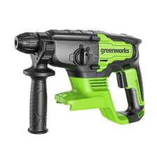 Martillo rotativo inalámbrico Greenworks 24V SDS-Plus 2J (motor sin escobillas) - solo herramienta