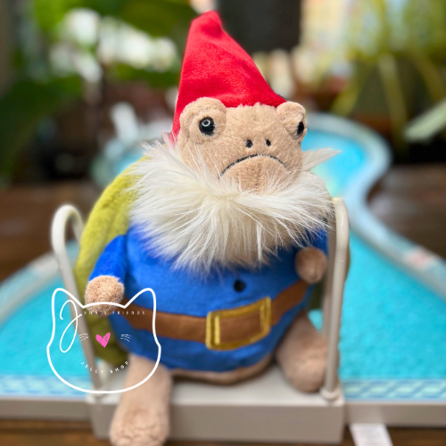 Jellycat TIMMY TURTLE "Garden Gnome" New BNWT - RETIRED - Soft Plush Toy Spring - Picture 1 of 10