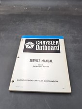 1980 Chrysler Outboards 55 HP Motor Service Repair Shop Manual 9/80