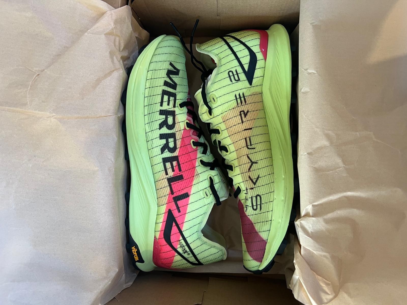 Zapatillas Merrell MTL Skyfire 2 Matryx Amarillo Rojo y Negro - Talla UK 9