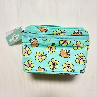 Hello Kitty Aloha Collection Hibiskusbeutel Kosmetiktasche Hawaii DFS...