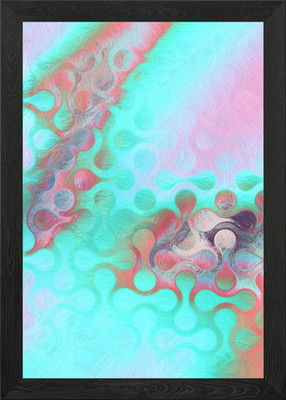 Abstrakte geometrische Kunst gerahmtes Wandbild Poster Leinwanddruck Bild
